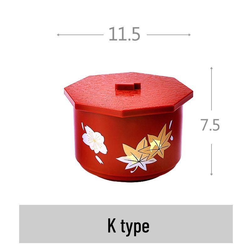 Japanese-Korean Style Soup Bowl with Lid - Versatile for Soup, Rice, or Dipping Sauces