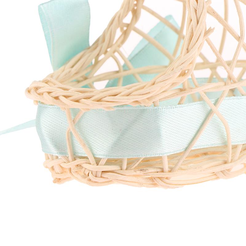 Dollhouse Miniature Wooden Nursery Cradle Baby Crib Baby Cot 1:12 Dollhouse Furniture Decorate Kids Doll House Accessory