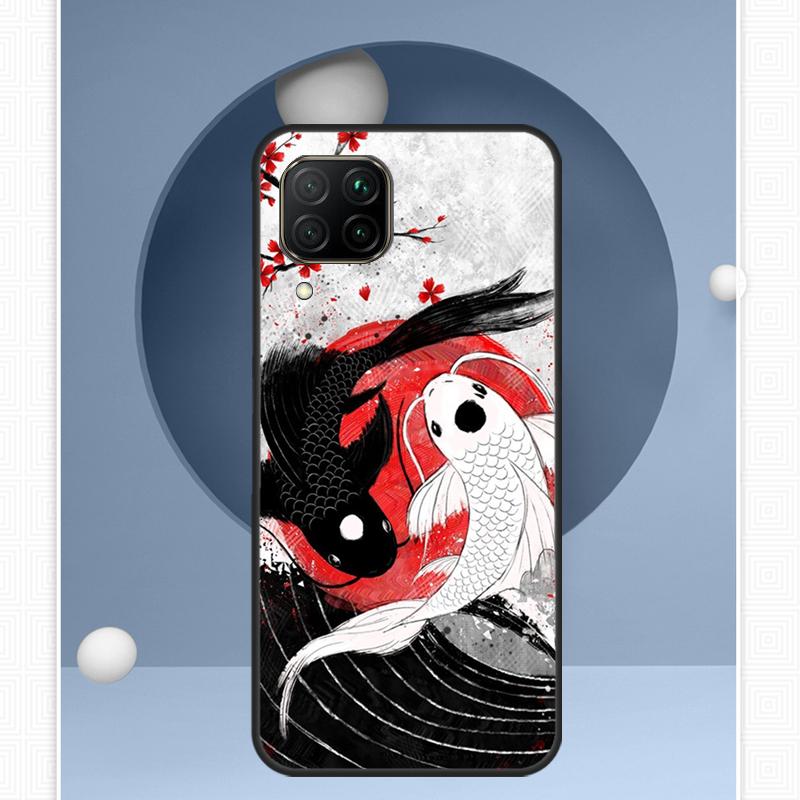 Koi-Fisch Yin Yang Für Huawei Nova 12i 12s 11i 8i Y91 Y60 Y70 Y72 Y90 Y61 9 10 SE P20 P40 Lite P30 P60 Pro Hülle