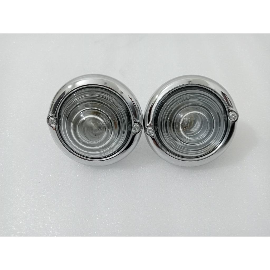 Willys CJ3b CJ3 CJ5 Ford Jeeps Parking Turn Signal Indicator Clear Glass Lights