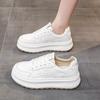 2025 Popular Little White Shoes Women's Shoes Autumn New Thick Baseplate Shoes Versatile Students Lightweight Sports Shoes Casual Shoes Women