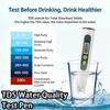 TDS Water Quality Tester Pen Digital 0 9999 PPM Portable Fast Accurate Purity Meter Device for Drinking Water Pools Fish Tanks