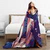 MJ Pop Rock Disco  Blankets Coral Fleece Plush Summer Air Conditioning Portable Lightweight Throw Blankets for Bed Bedspread