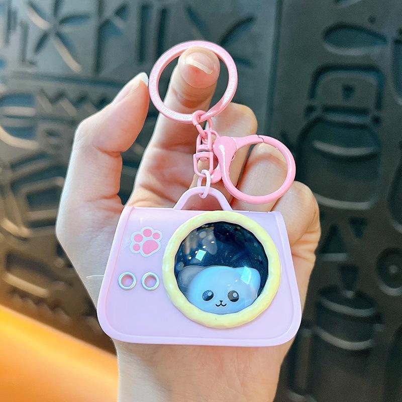 

Luminescent Cat Handbag Keychain