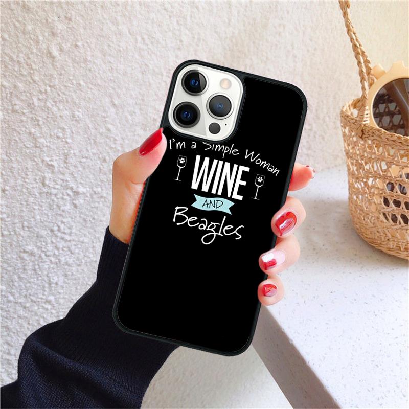 Cute Beagle Mum Dog Phone Case for iPhone 17 Air 16 PRO MAX 15 14 PLUS 12 11 13 Back Cover Fundas Shell Coque