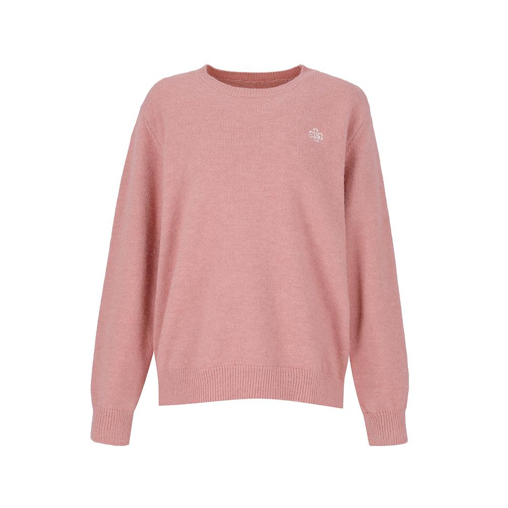 SOUP Round Neck Embroidered Point Pullover (Oz9Lkt7)