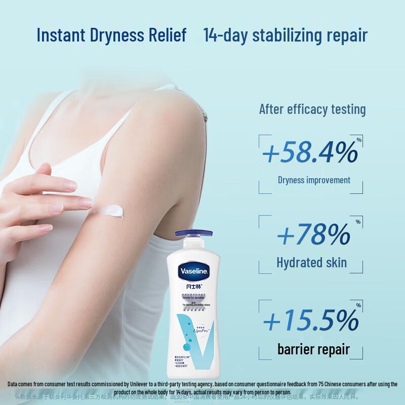 Vaseline Intensive Care Sensitive Skin Gentle Body Lotion