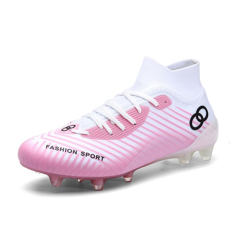 Unisex AG Long Spike Turf Soccer Cleats for Youth - Professional Outdoor Sports & Training Shoes