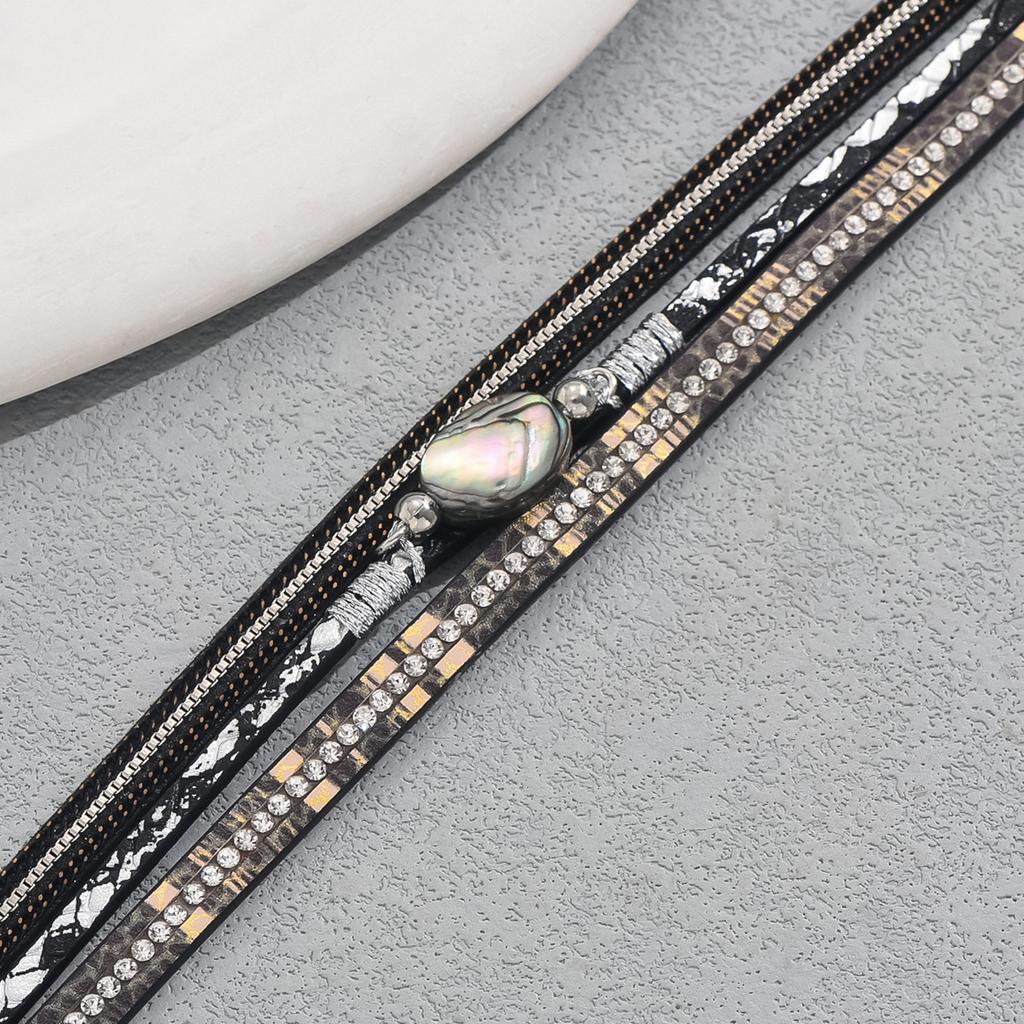 Light luxury fashion women's bracelet personalized diamond beaded bracelet versatile simple multi-layer design versatile jewelry