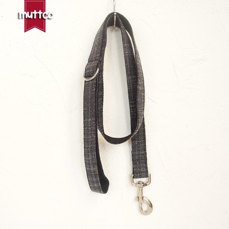Durable Black Multi-functional Pull-Resistant Dog Walking Leash UDL-007 by MUTTCO S