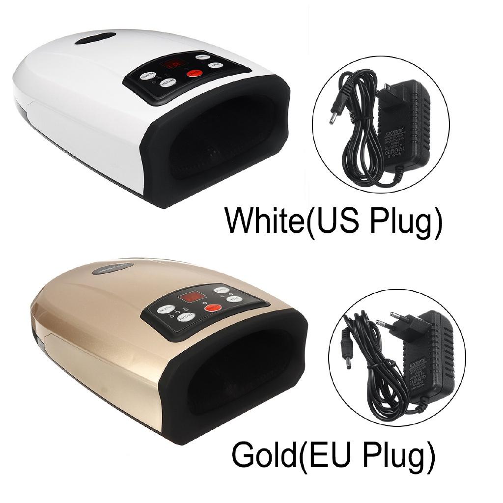 AC100-240V Air Compression Finger Massager Electric Heated Hand Massager Physiotherapy Equipment Pressotherapy Palm Massage Device