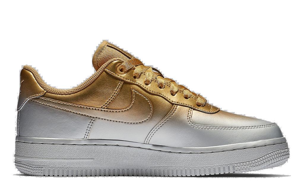 Nike Air Force 1 Low Goud Zilver Dames 898889-012