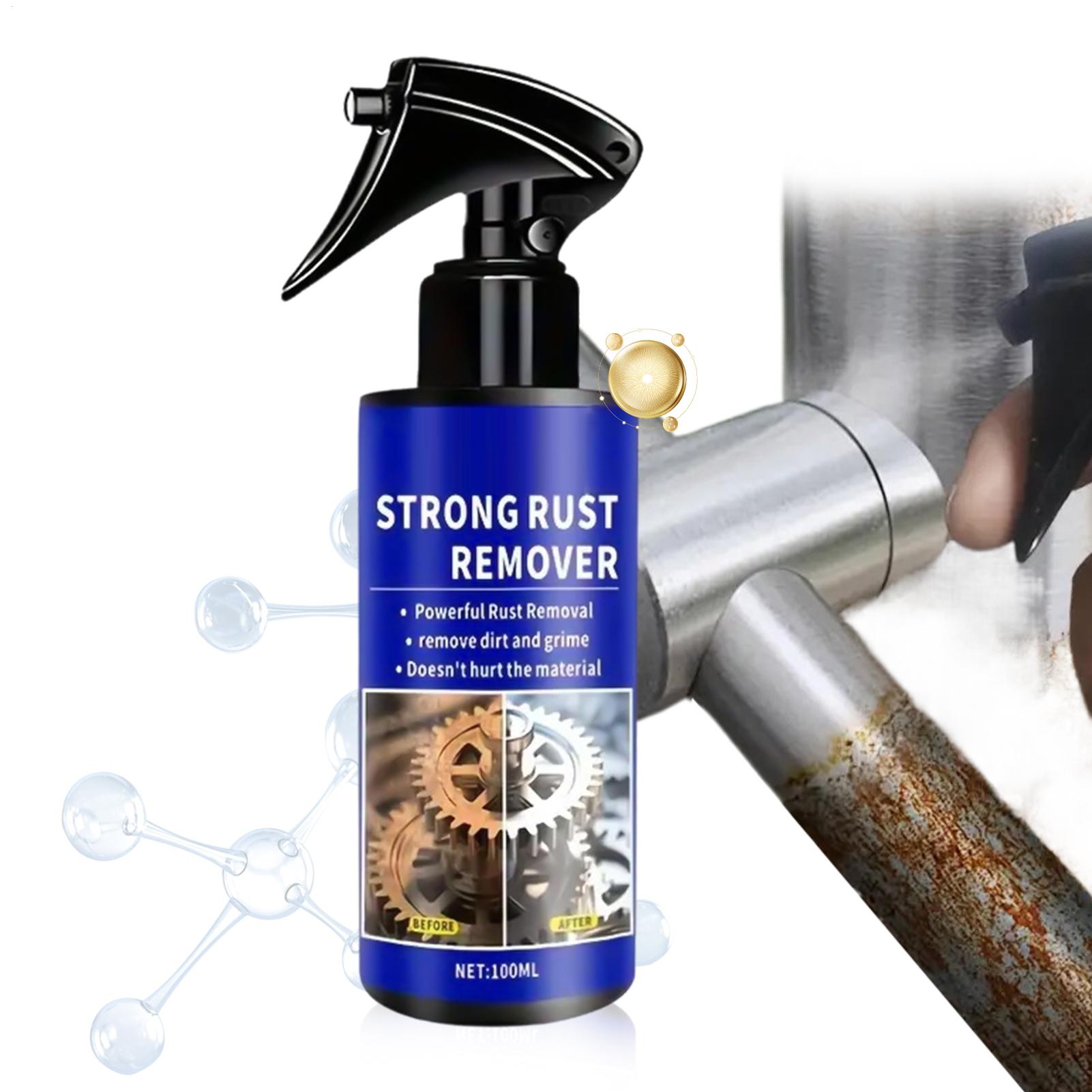 100ml Car Iron Remover Spray Metal Rust Remover Derusting Solution Car Iron Remover Spray Car Exhaust Pipe Rust Remover Spray 100ml
