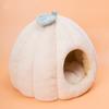 Foldable and Removable Cat Bed Self Warming for Indoor Cat Dog House with Mattress Puppy Cage Lounger Grey Ropa Para Perro