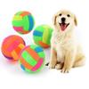 Fußballform Leuchtende Bälle LED-Licht Quietschender Hüpfball Haustier Hund Blinkendes Spielzeug Lustiges Kinderspielzeug Interaktive Hunde Katzen Kauspielzeug