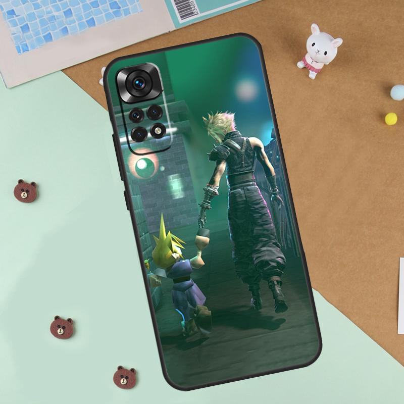 Final Fantasy Case For Xiaomi Redmi Note 13 14 9 10 11 12 Pro 10S 11S 12S Cover For Redmi 13C 10C 12C 14C
