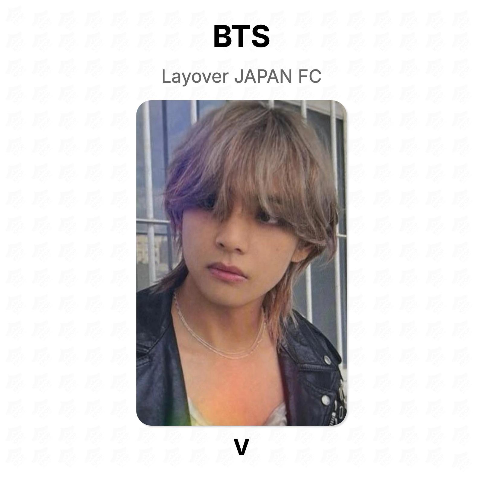 BTS Layover JAPAN FC Official Photocard V 02
