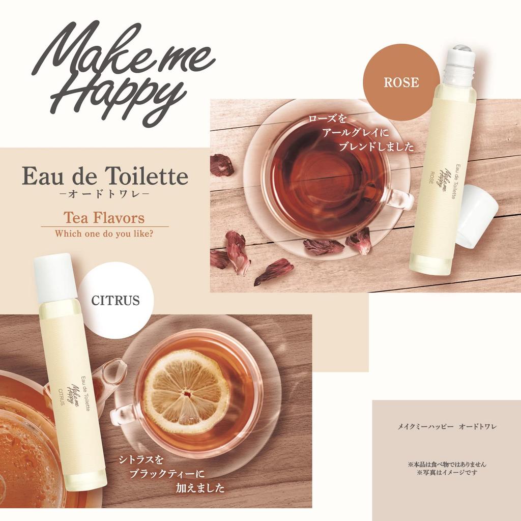 Canmake Make Me Happy Eau De Toilette ROSE Rose Fragrance Perfume of Black (Scent Tea/Rose Tea)