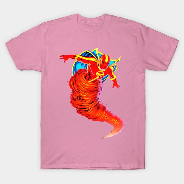 T Shirt Women Red Tornado Harajuku Print Kawaii Tshirt Summer Short Sleeve Female T-Shirt Top Tee