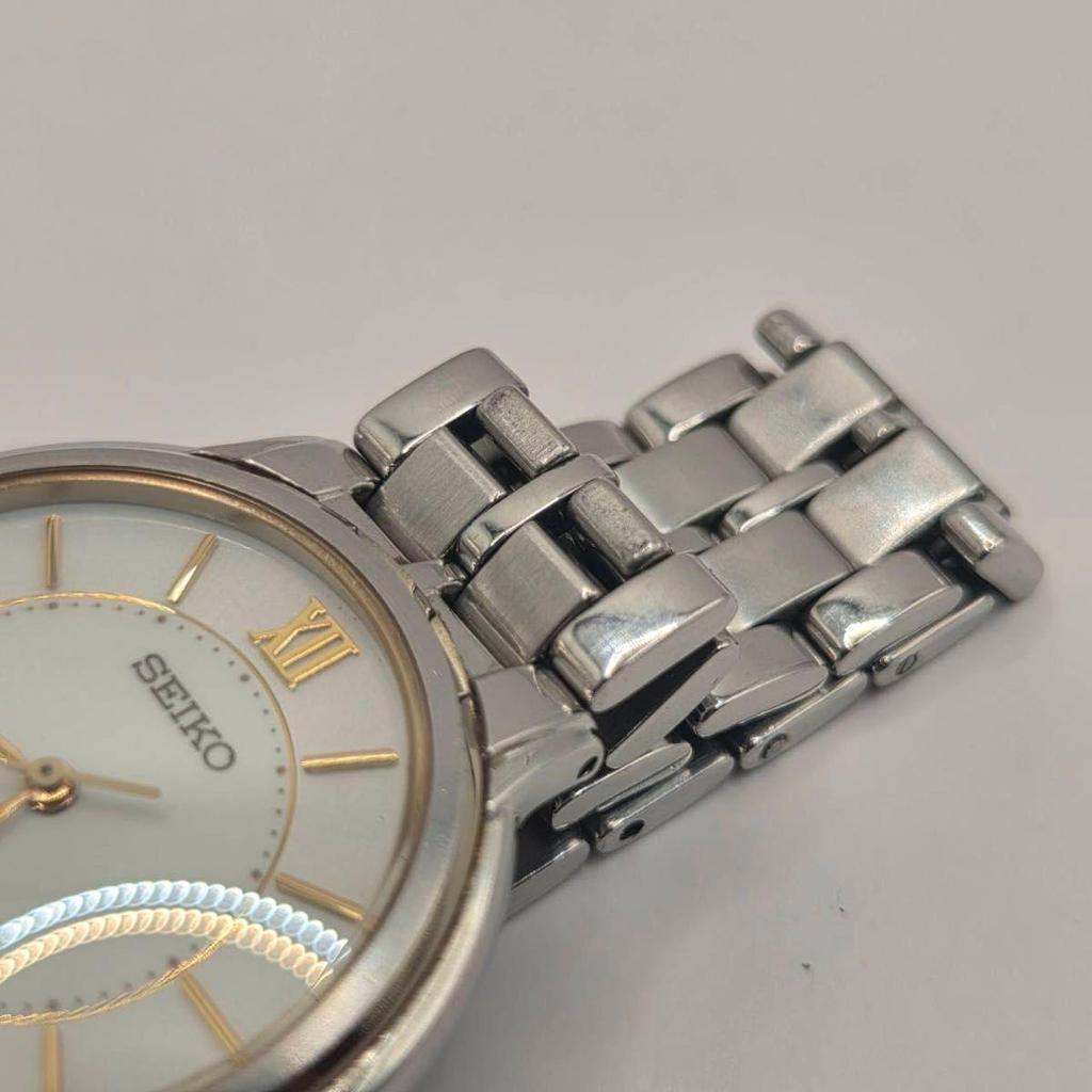 Used SEIKO Men's Watch Quartz Silver Color