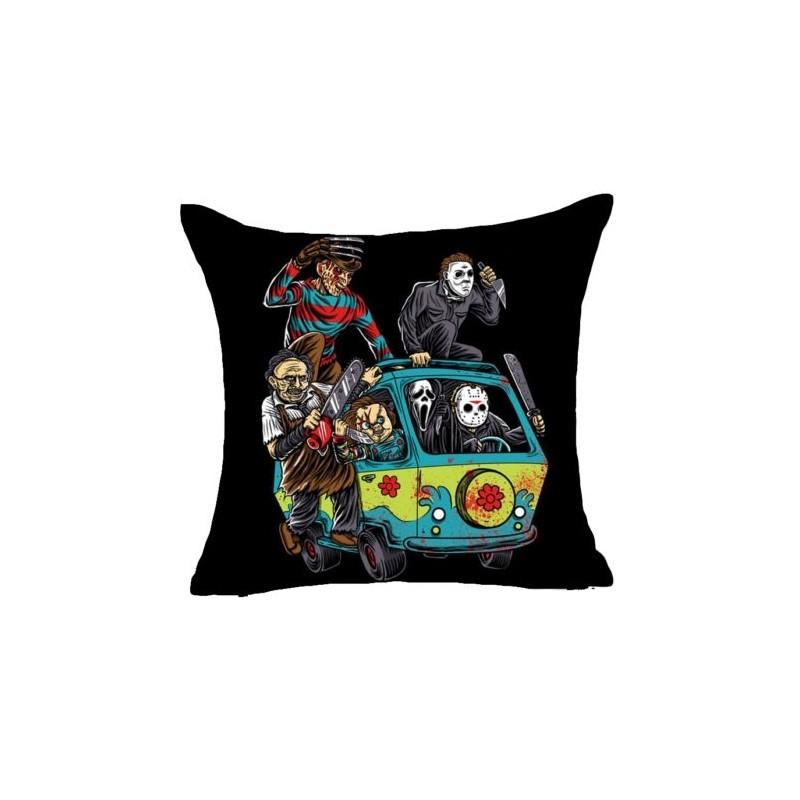 Chucky Good Guy Doll Horror Movie Design Cushion Pillow Case Cover In Vibrant Colors