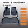 TPE Odorless Floor Mats with Door Sill Protection for Changan Qiyuan Q05. Environmentally Friendly.