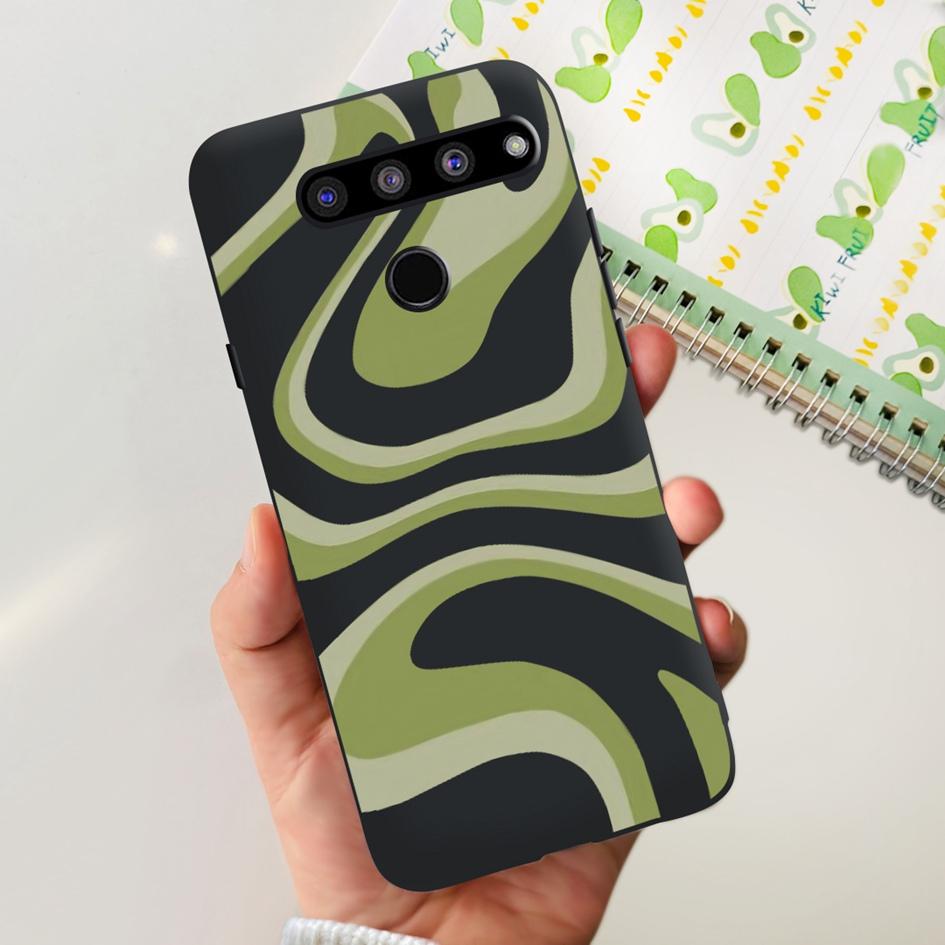 For LG V35 ThinQ Case Cover For LG V40 V50 V50S ThinQ Shockproof Silicone Cases Fashion Flower Soft Funda For LGV50 ThinQ Bumper
