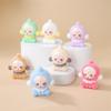 8pcs/set Sitting Girls Plush Dolls Mini Cute DIY Toys Desktop Ornaments