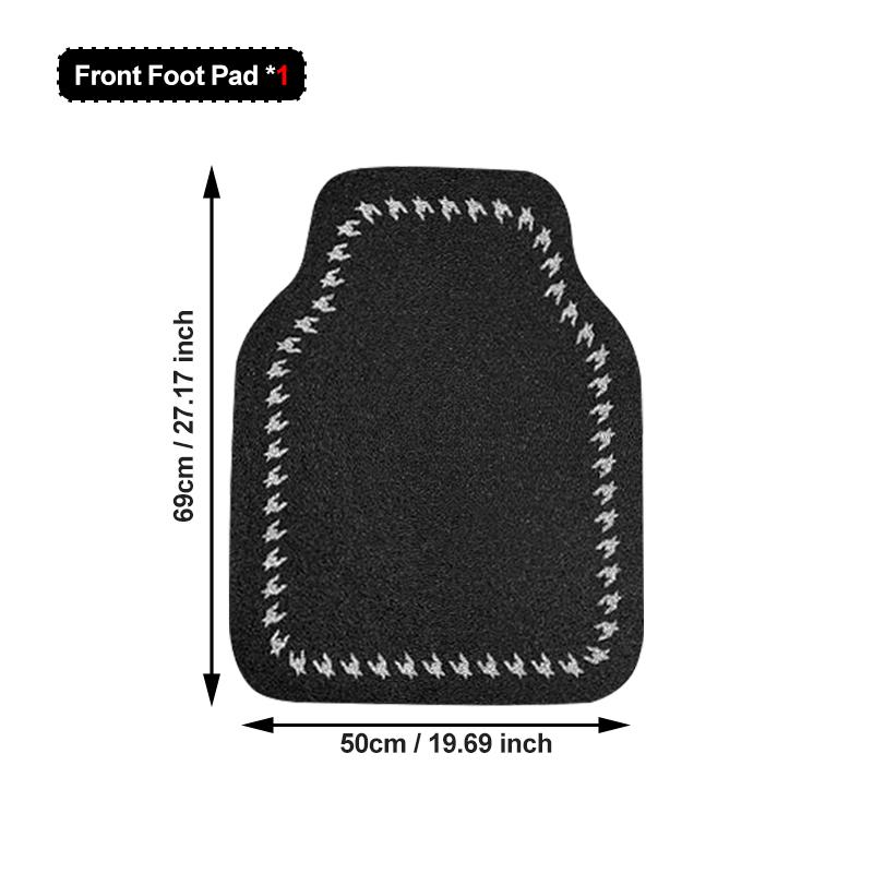 Wire Car Floor Mats Premium Quality Carpet Floor Mats for Cars Non Slip Universal Fit Automotive Floor Mats for Sedan SUV Truck