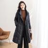 Sibaishe Women's Mid-Length 90% Duck Down Puffer Jacket