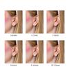 Trumium 100% 925 Silver Handpicked Freshwater Natural Pearl Stud Earrings for Women High Quality Simple Pearl Earring