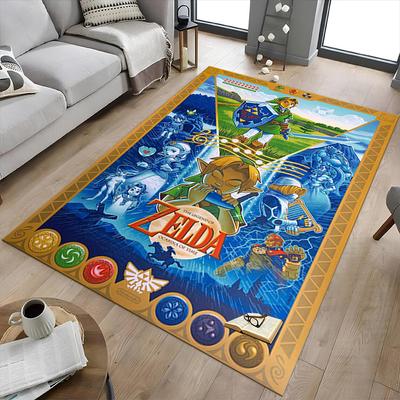 Legend Zelda Twilight Princess Carpet For Playroom Bedroom Living Room Sofa Home Decorkids Game Area Rug Nonslip Floor Mat