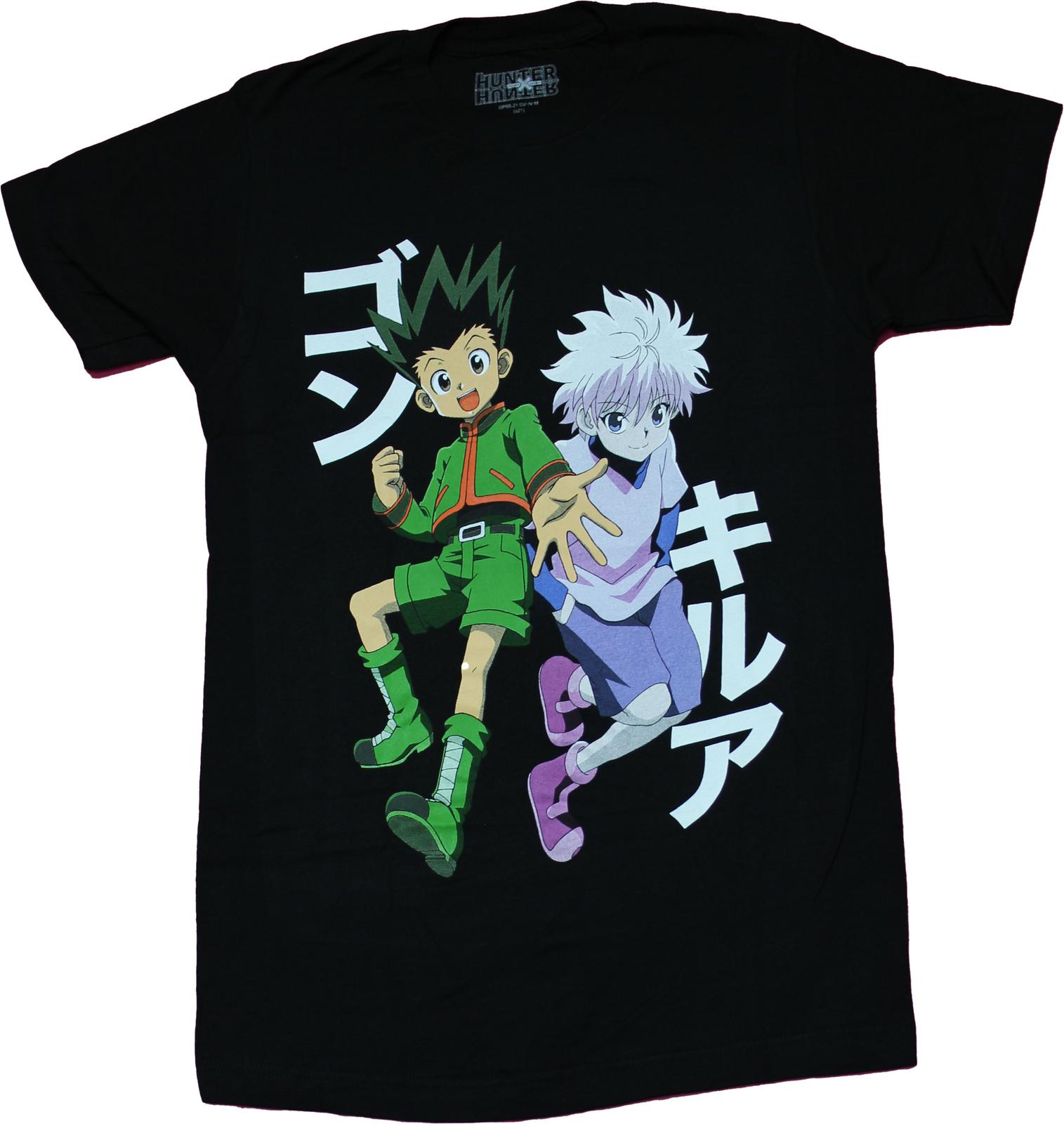 Hunter X Hunter New Adult T-Shirt - Gon & Killua Sding by kanji XXXXL