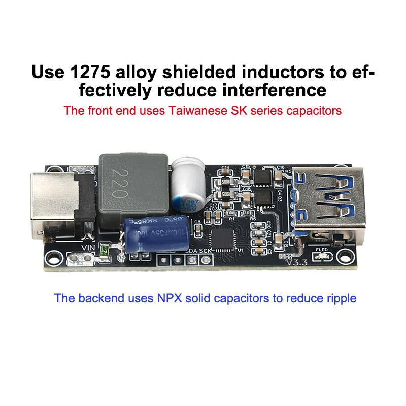 

Модуль зарядки Dc 6-30V 100W Sw3518 Автомобільний настільний зарядний пристрій Материнська плата Мультипротокольний Високопотужний Модуль швидкої зарядки