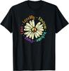 Love Peace Kindness Equality Inclusion Peace Sign Daisy Tee Gift Unisex T-Shirt Mens Womens Tees Top