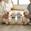 364880Cm Nightcap Duck Plush Toys Cute White Duck Stuffed Doll Soft Accompany Sleep Toy Room Decor Toys Birthday Gifts