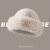 Hairy Mongolian Hat Girl Cute Face Small Dome Basin Hat Cold Warm Imitation Mink Warm Bucket Hat Winter