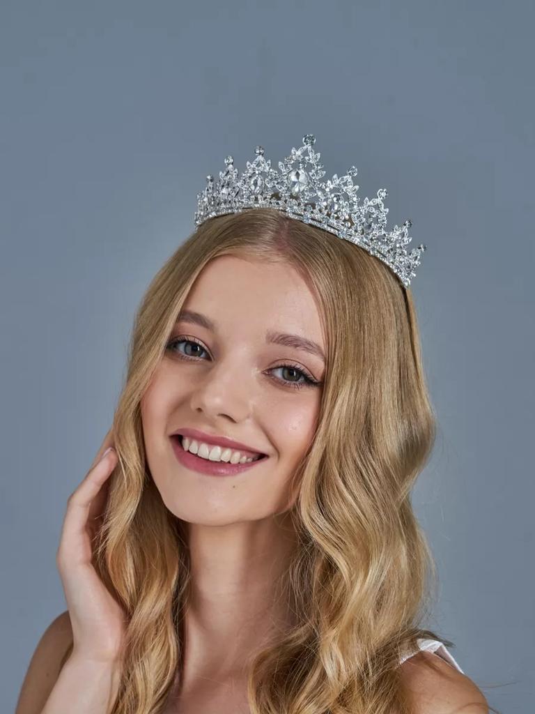 Fashion Crystal Rhinestone Tiaras And Crowns Diadems Headbands For Women Bride Wedding Hair Accessories Jewelry Band