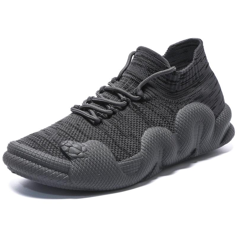 Comfortable Men's Designer Mesh Casual Sneakers Lace-up Outdoor Tennis Walking Fitness Men's Shoes Plus Size