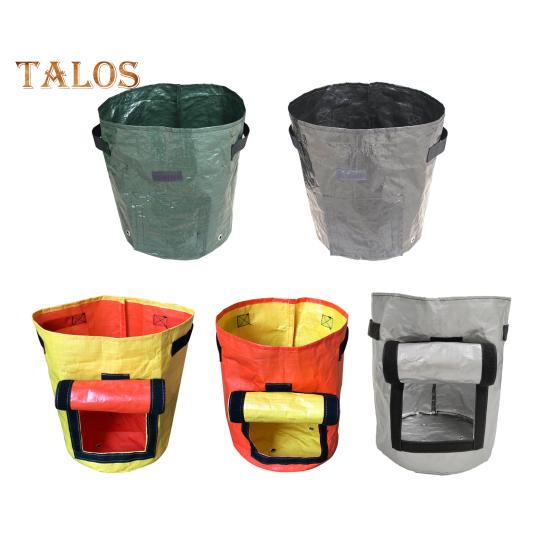 Garden Plant Grow Bag with Reinforced Handle Excellent Drainage Easy To Transport Breathable Reusable Plant Growing Bag