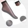 20Pcs=10Pais Summer Women Socks Non-Slip Sweat-Absorbing Cotton Soft Thin Breathable Fashion Sexy Silk Sock Ladies Transparent