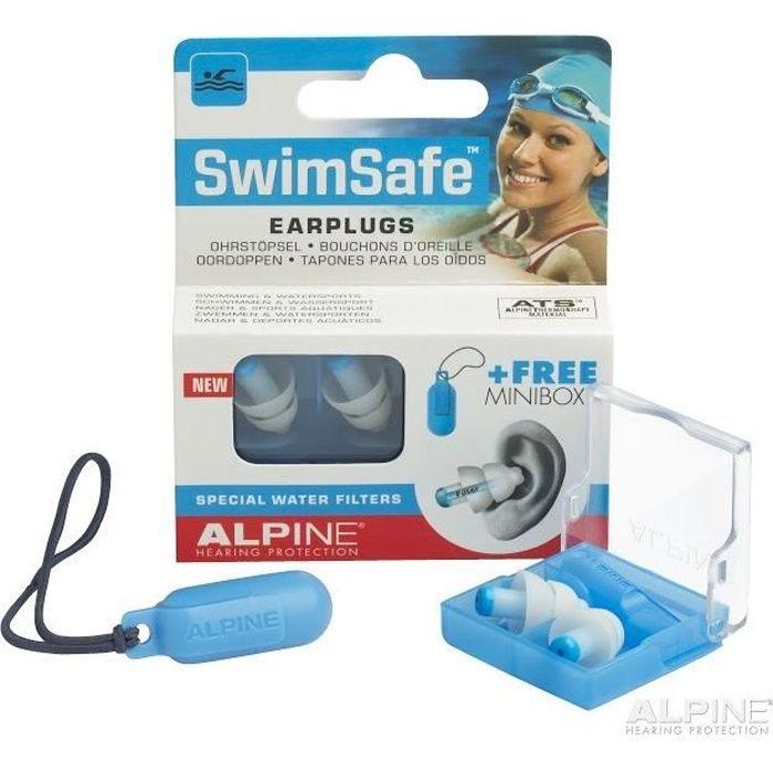 Bouchons d'Oreilles - Alpine - SwimSafe - Protection Auditive - Étanchéité Totale - Confort Optimal