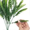 Artificial Fern (Set of 6) - Indoor/Outdoor Artificial Plant - Artificial Foliage for Living Room, Garden, Wedding Decoration, Office, Zen Bathroom De