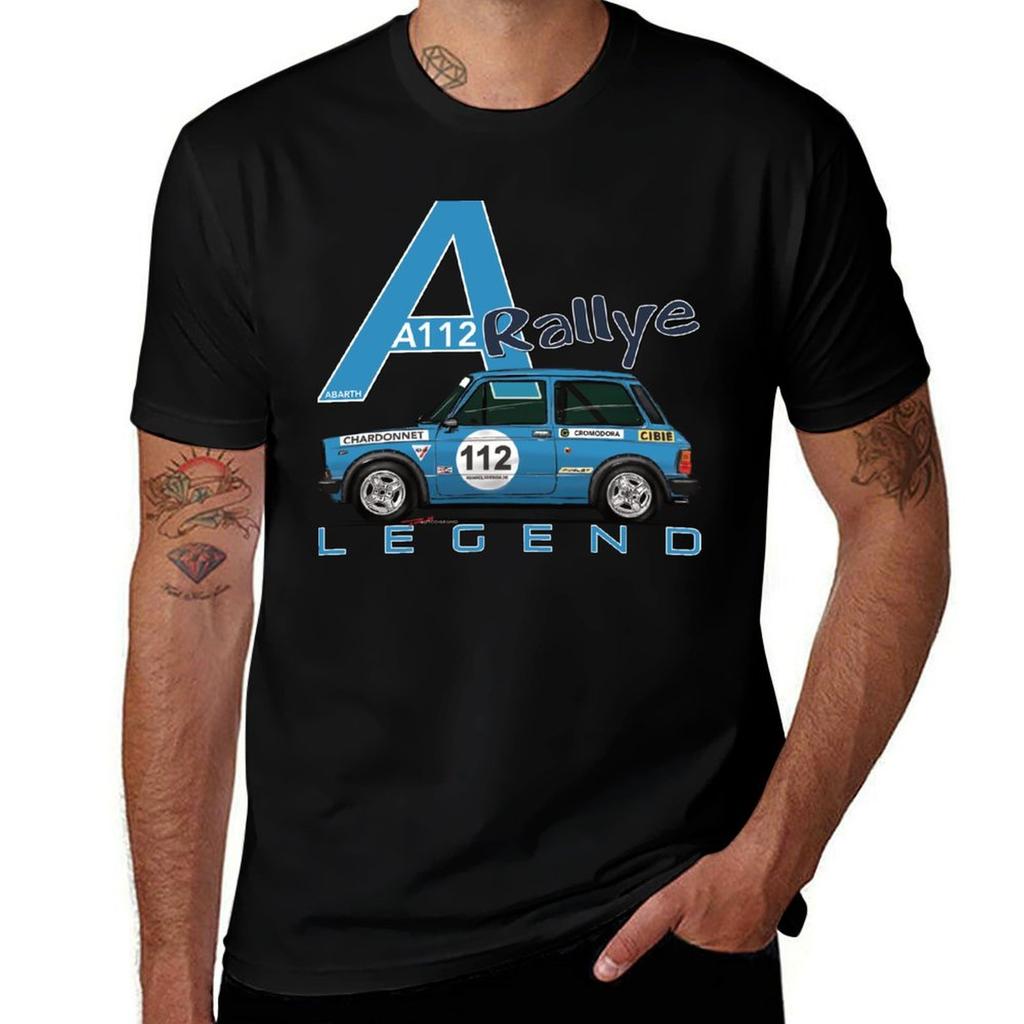 A112 Ab Rallye Legende T-Shirt Sommerurlaub Freizeit T-Shirt