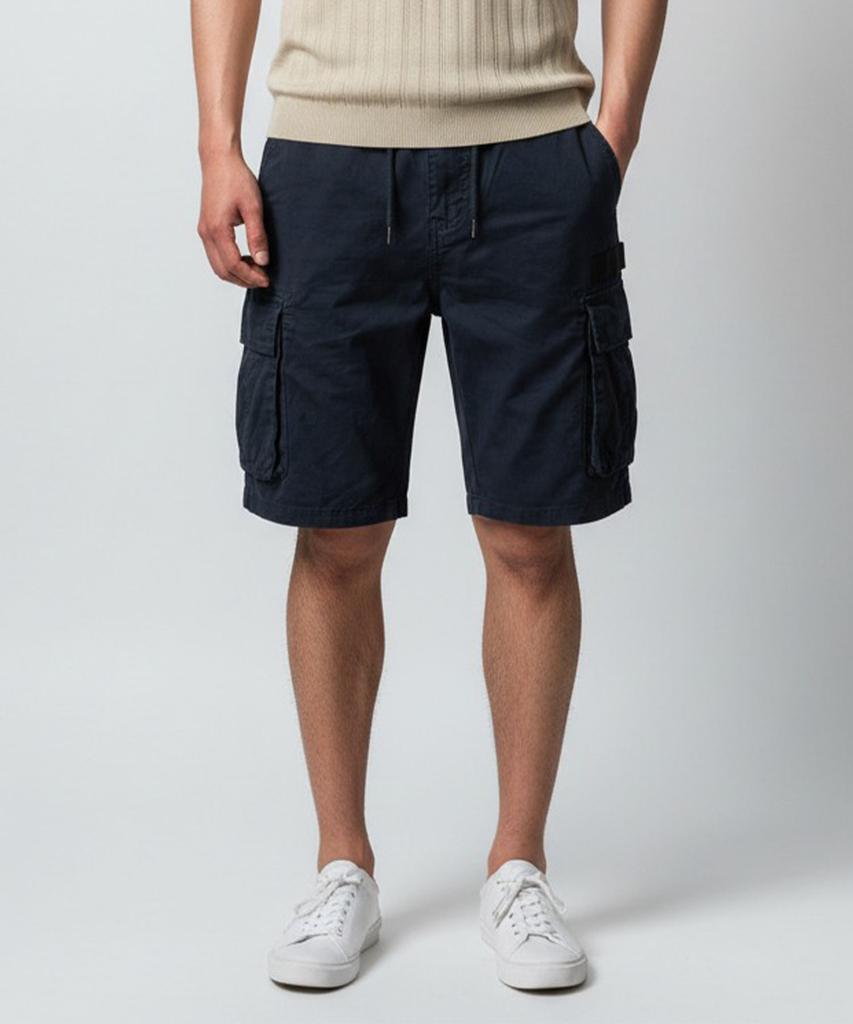 Pentaon Military Cargo Navy Seal Spandex Elastic Waist Shorts