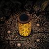 Solar Outdoor Hanging Lights, Dragonfly Hollow Decorative Lights, IP65 Waterproof Courtyard LED Garden Lights, Exquisite Courtyard