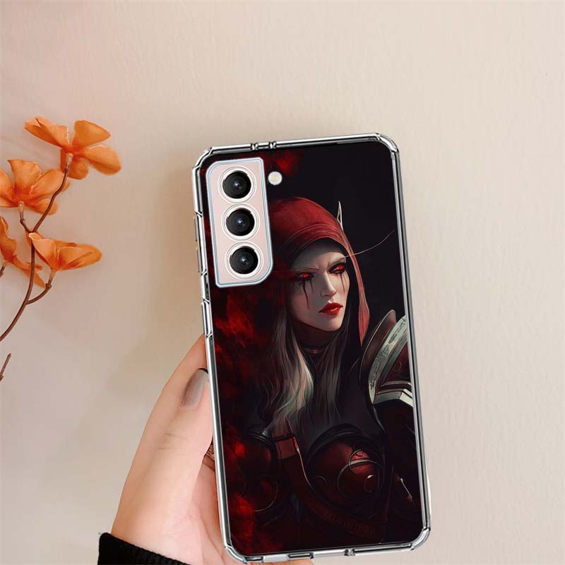 W-World Of W-Warcraft Elf Phone Case For Samsung S24 FE Galaxy S22 S25 Ultra S25 Edge S21 S23 FE S20 S10 Plus Cover Shell Coque