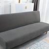 Jacquard Sofa Bed Cover Classic Solid Color 1/2/3 Seater Sofa Protective Cover Armless Seat Slipcovers for Living Room Decor