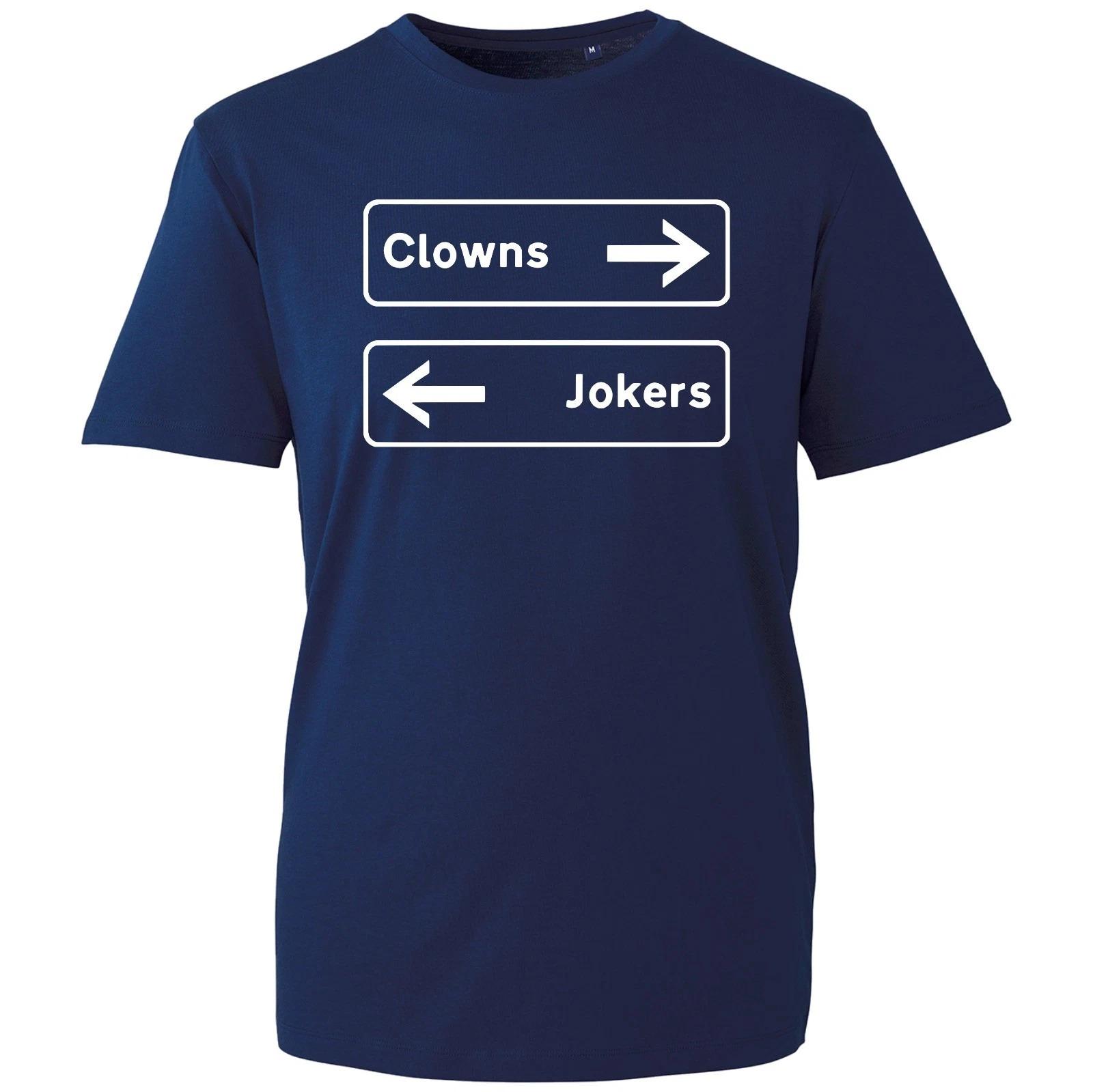

Clowns To The Left Jokers To The Right Casual TShirt Mens and Womens Luxury Brand Top 4XL