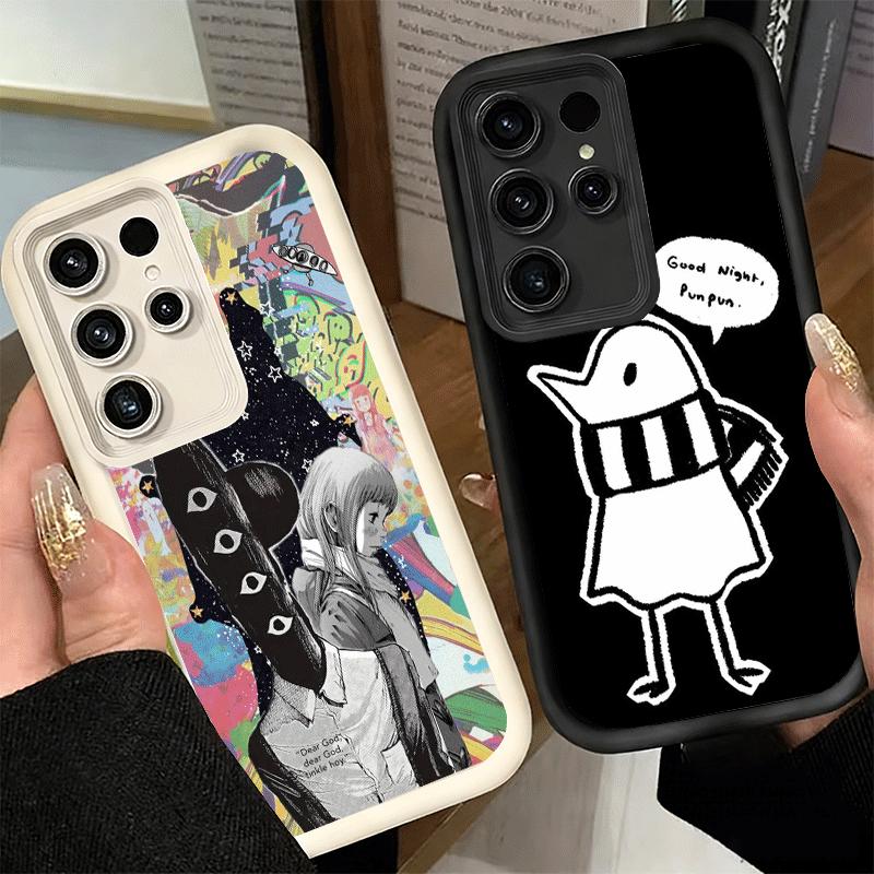 Phone Case for Samsung Galaxy S26 S25 Ultra S24 FE Oyasumi Punpun Anime Shell S23 Plus S22 + S21 S20 5G Soft Silicone Funda